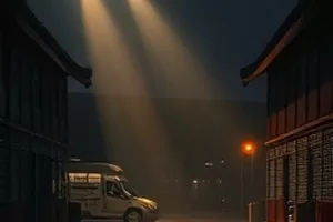 纪实作品《潮汐档案》封面，退潮后的滩涂与远处归巢的候鸟