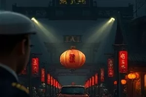剧集《候鸟旅馆》封面，山间小旅馆的木质门牌